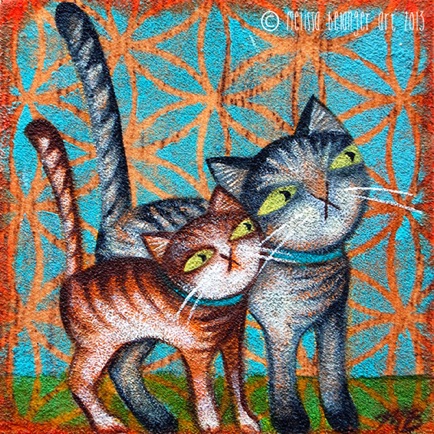 "Two Kitties" 2013
10"x10" "Two Kitties" 2013
10"x10"